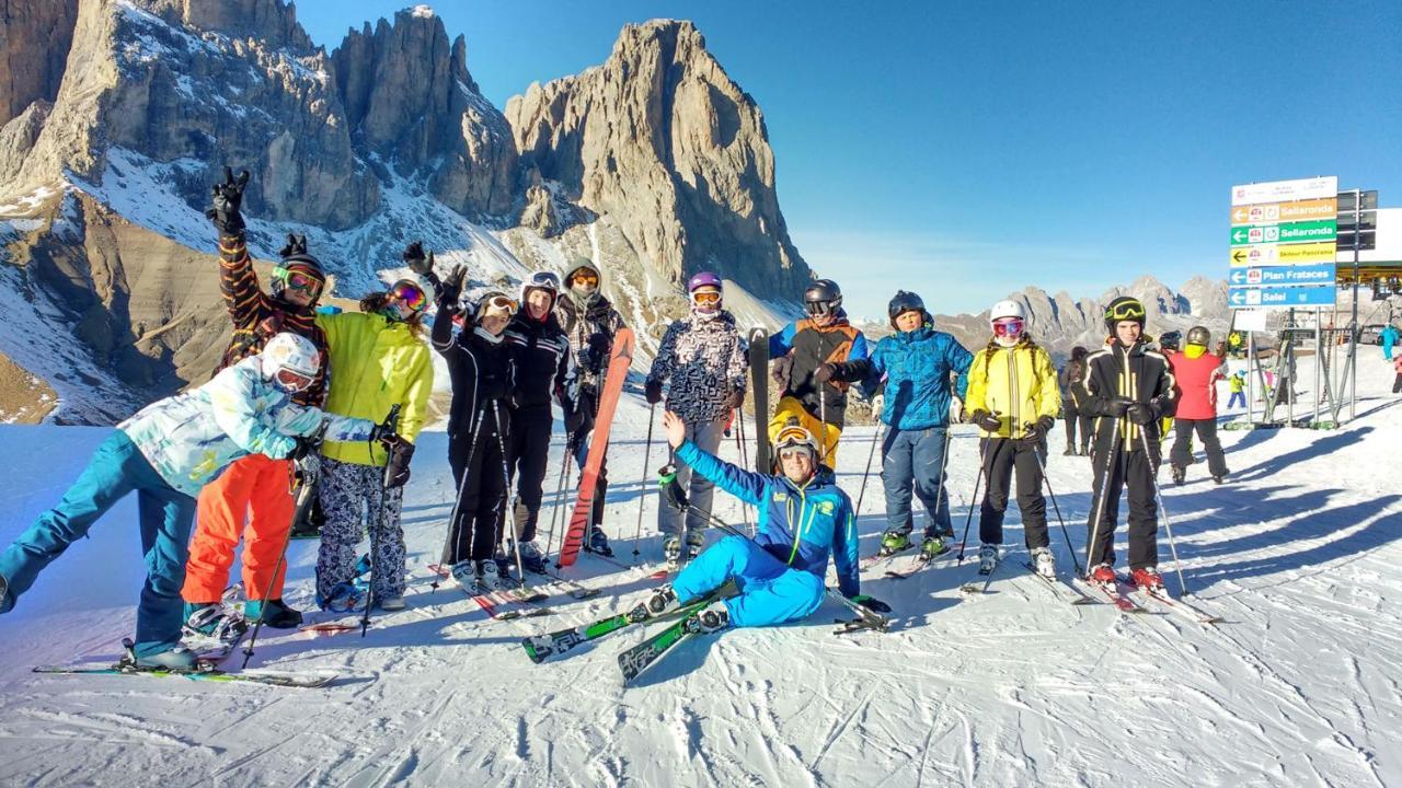 Alpen Hotel Corona Vigo di Fassa Dış mekan fotoğraf