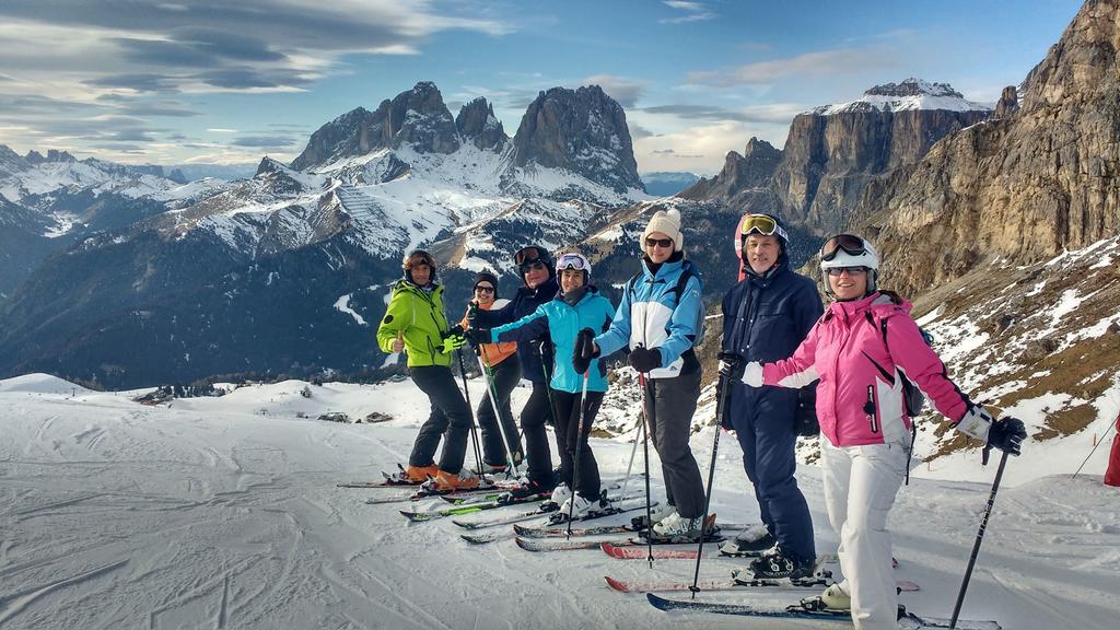 Alpen Hotel Corona Vigo di Fassa Dış mekan fotoğraf