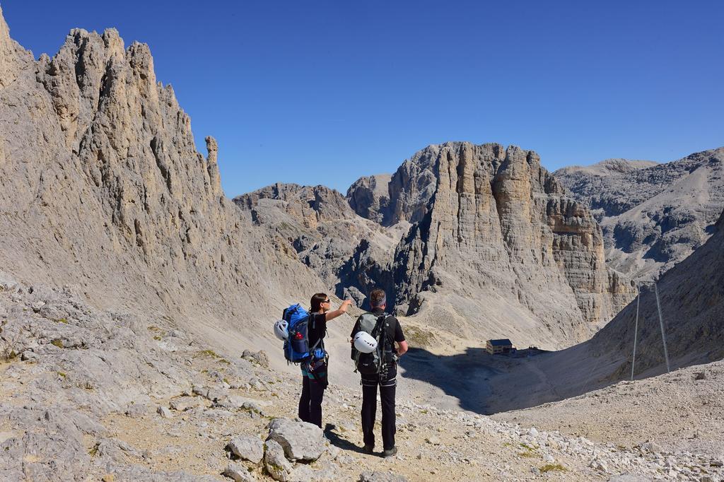 Alpen Hotel Corona Vigo di Fassa Dış mekan fotoğraf